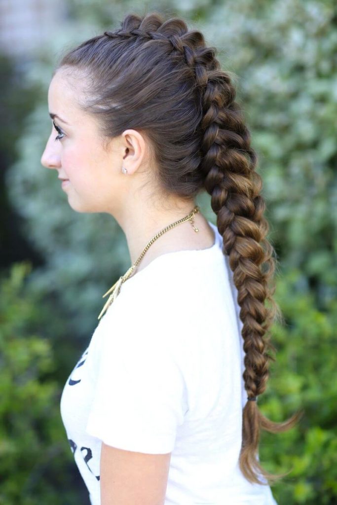 One Braid Hairstyles