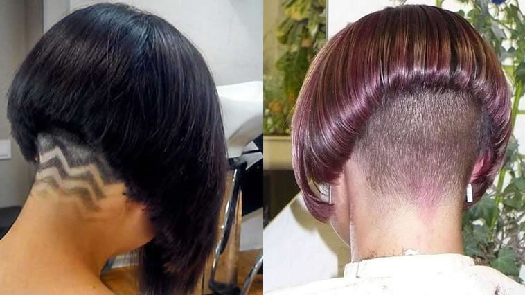 Nape Shaving Bob Hair cuts & Hairstyles for Women