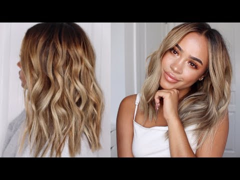 EASY AND PERFECT SUMMER BEACHY WAVES | HAIR TUTORIAL | Maria Bethany