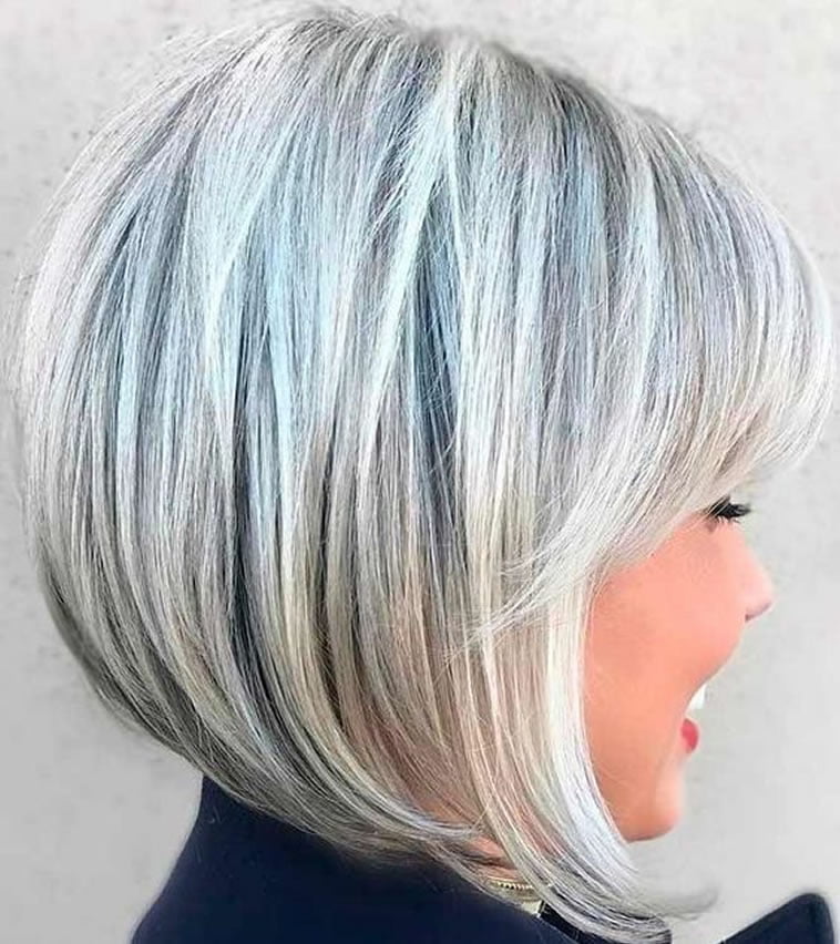 Layered short bob