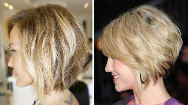 Blonde Layered Bob Haircuts for Women over 40