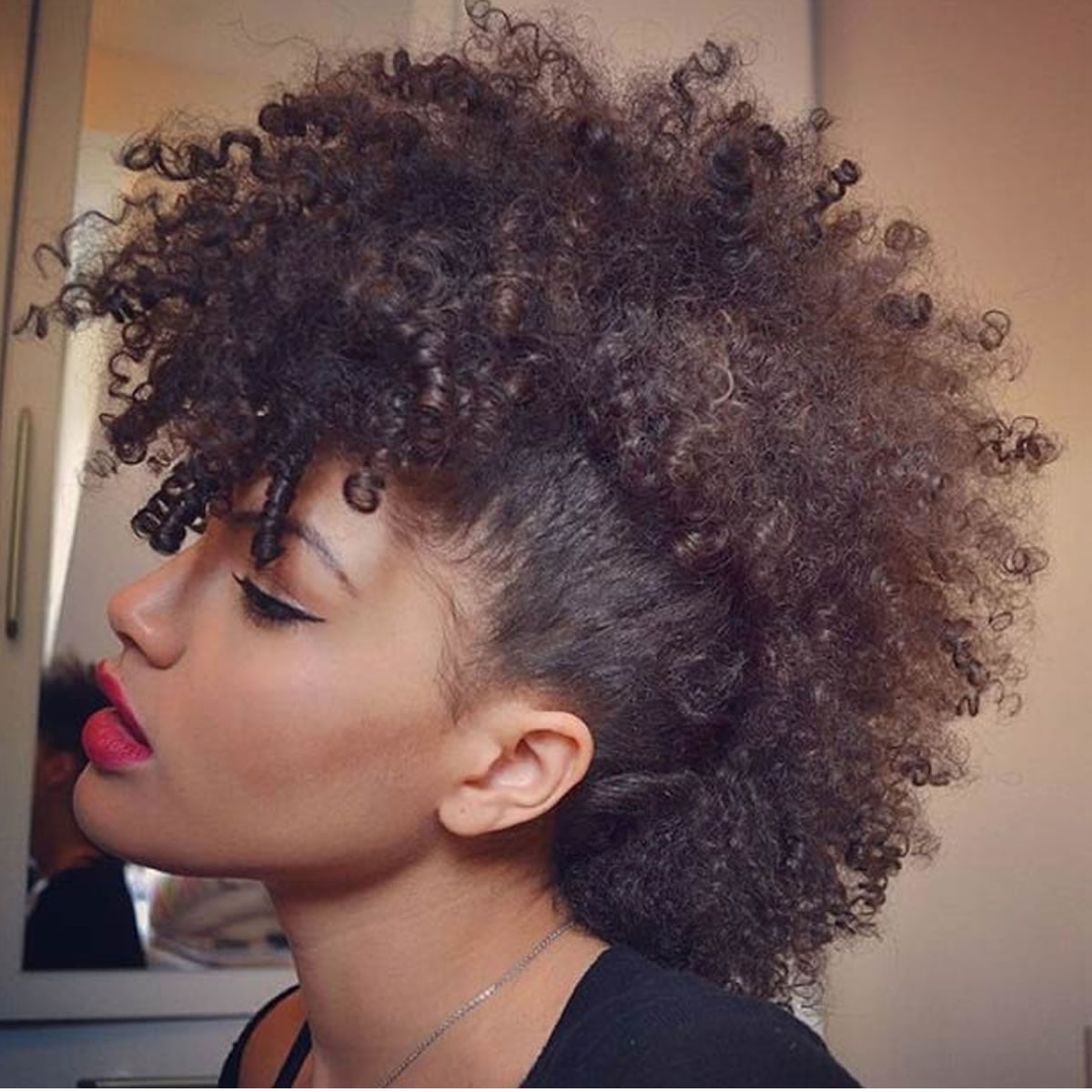 Mohawk black women hairstyles for summer 2018-2019