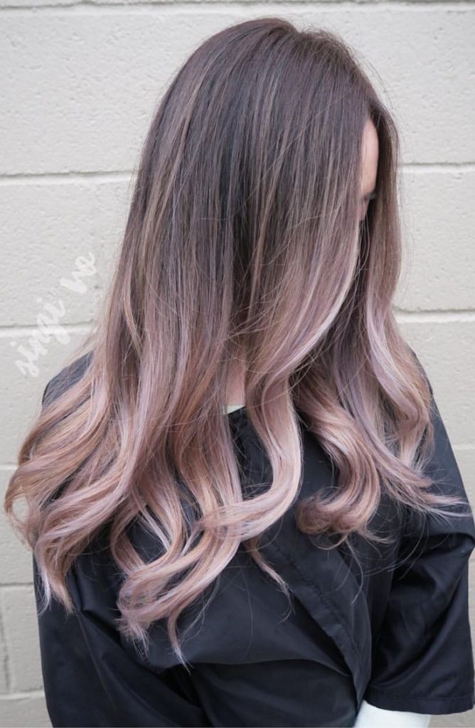 Rose Gold Hair Color