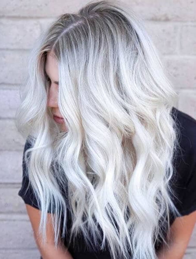 ash blonde with cooler tones