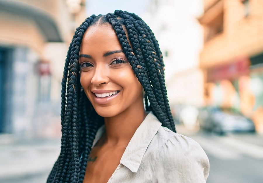 individual braids hairstyle