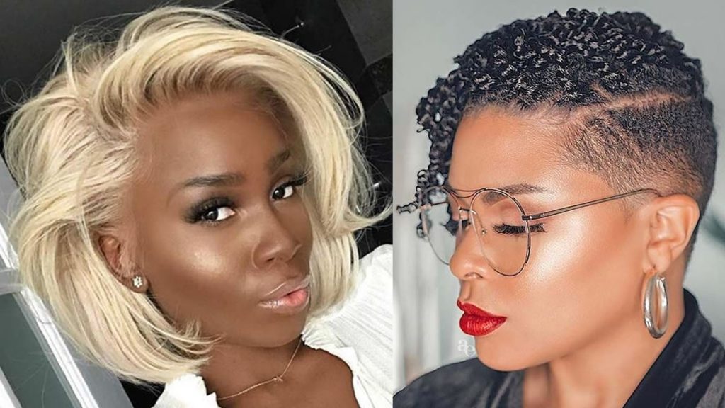 Short hairstyles for black women 2021-2022