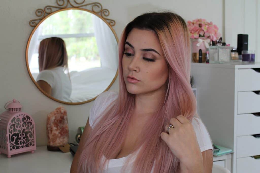 Rose Gold Hair Color