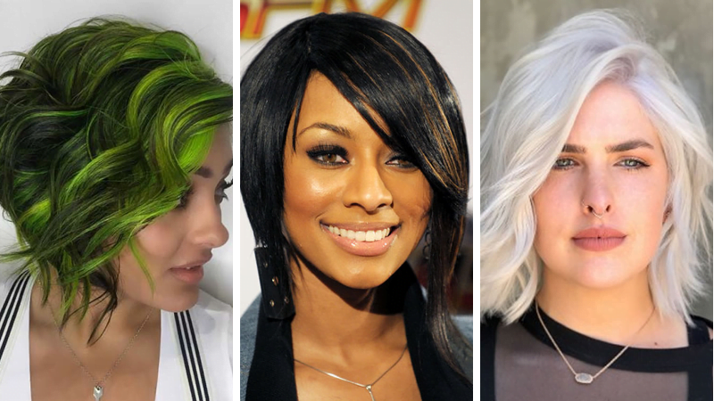 Short bob haircuts & hair colors