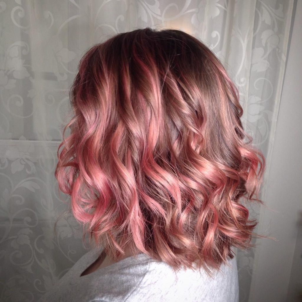 Rose Gold Hair Color