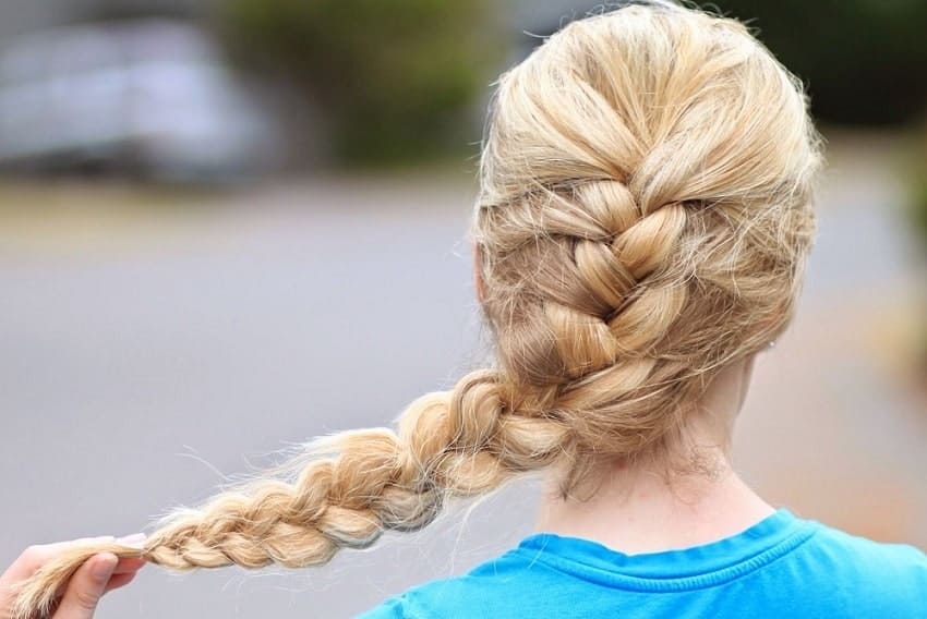 Elsa Inspired Braids