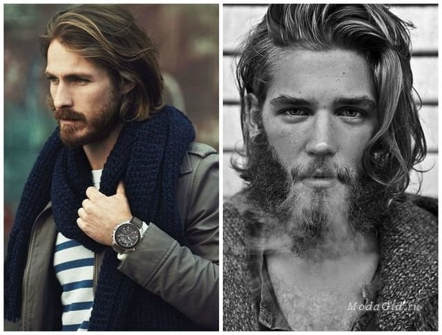 Long Hairstyles for men 2017 with beard