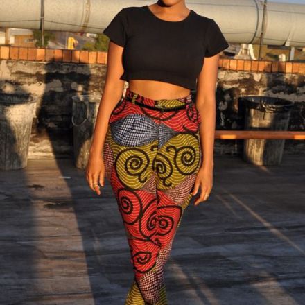 african-print-pants