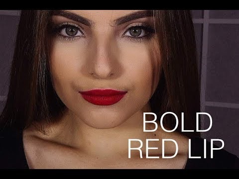 Bold Red Lip Makeup Tutorial