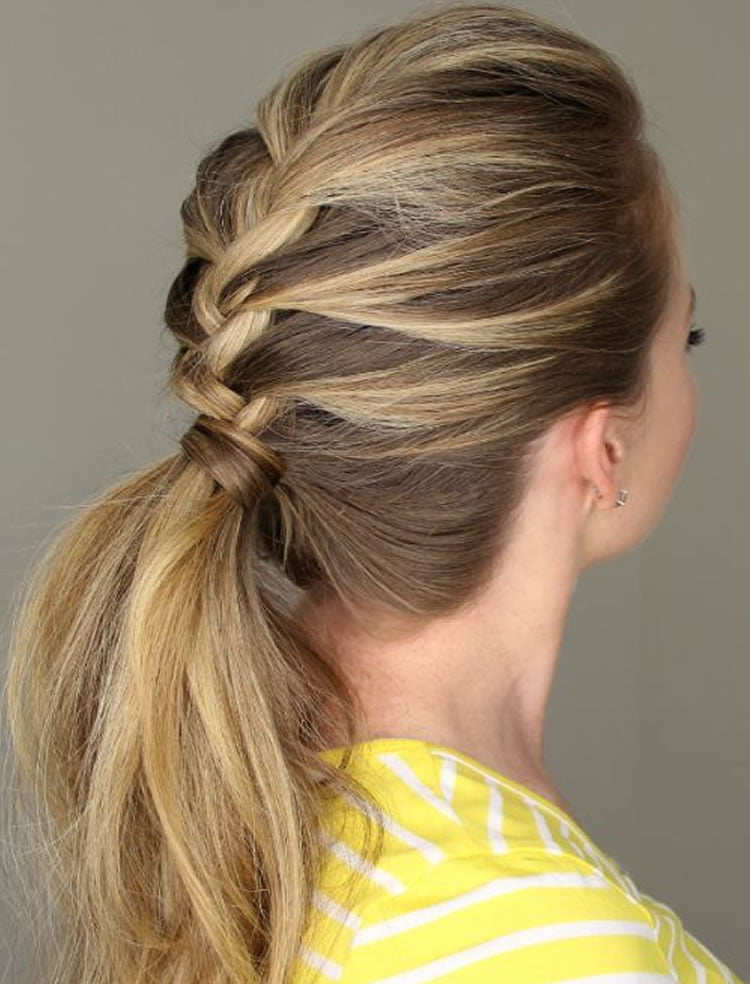 Unique Blonde Hair Colors For Braided Ponytail Hair 2017