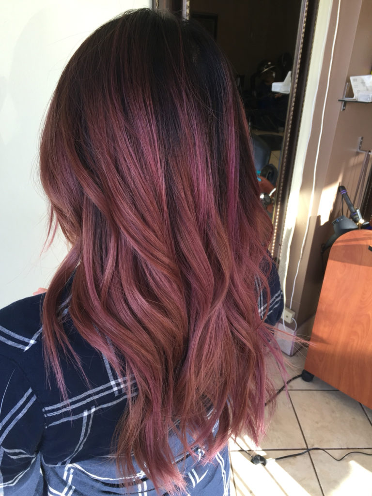 Rose Gold Hair Color