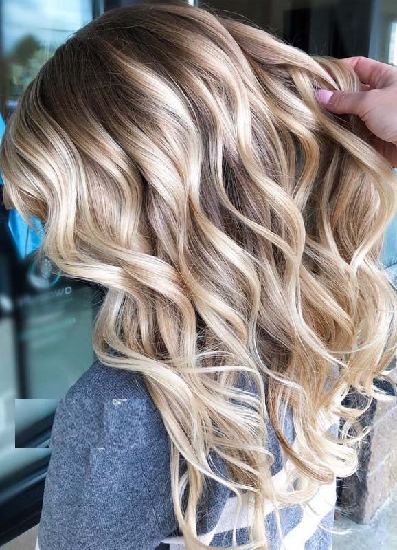 Balayage blonde hair 2022-2023