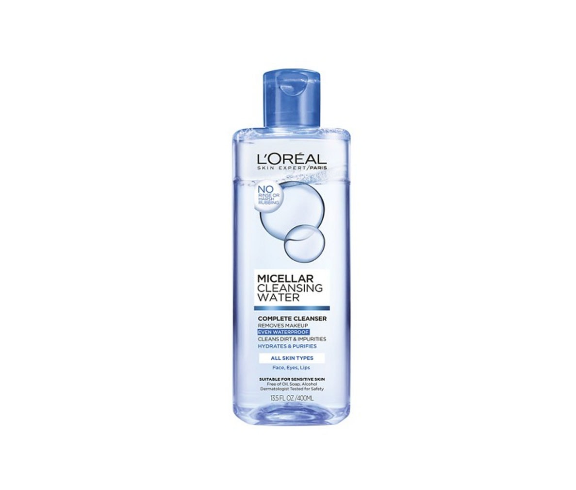 Best cleansing water for that squeaky clean feeling: L'Oreal Micellar Water