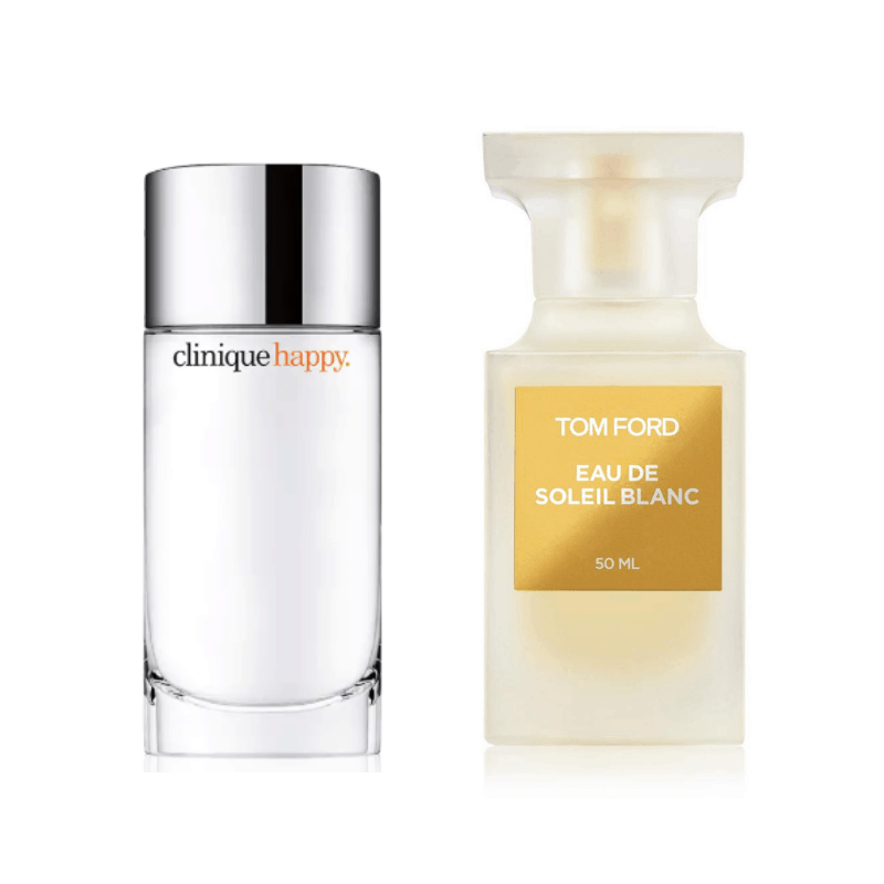 Fragrances - Clinique Happy and Tom Ford Eau De Soleil Blanc