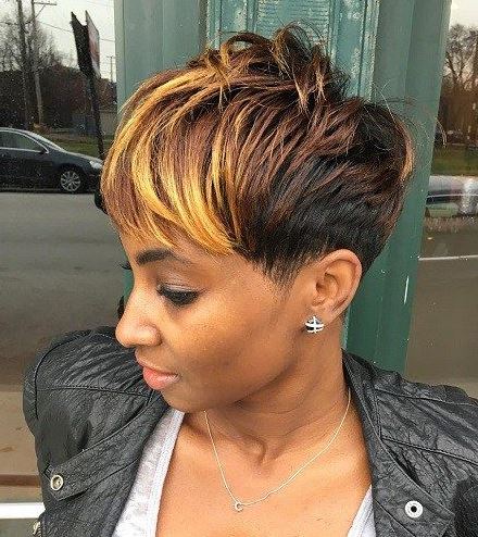 Short hairstyles for black women 2021-2022