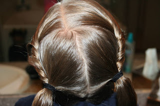 Twist-back Ponytail Twists #9