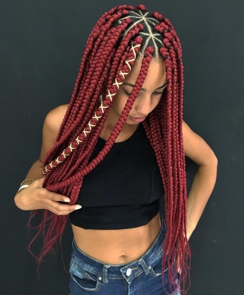 Triangle Braids