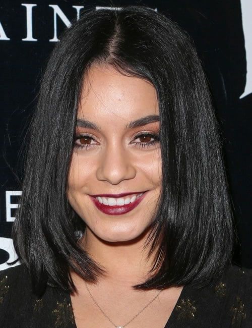 Black hair color short bob haircut 2019-2020