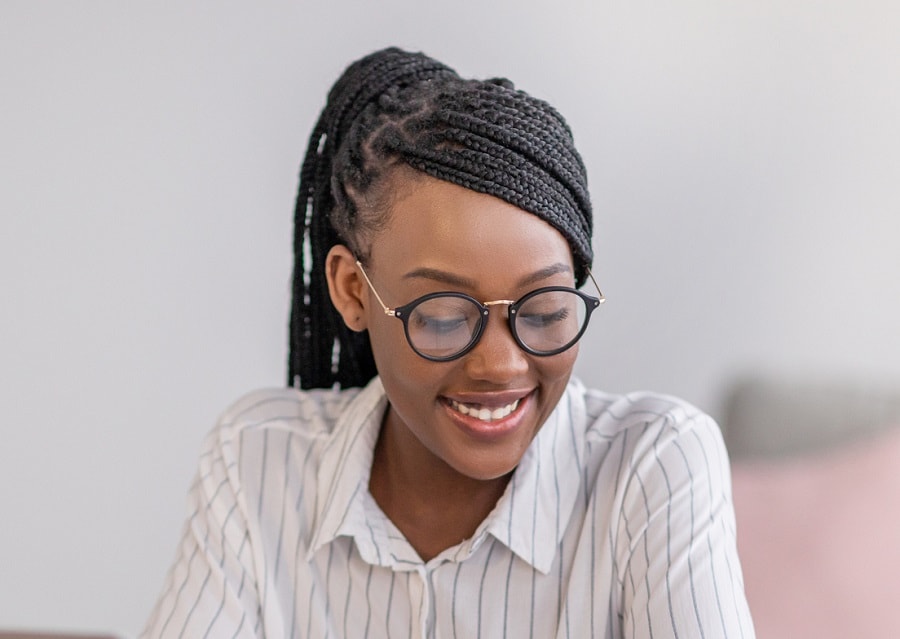 ponytail for black girls