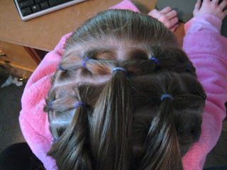 Rows of Three | Cute Hairstyles - Step 7