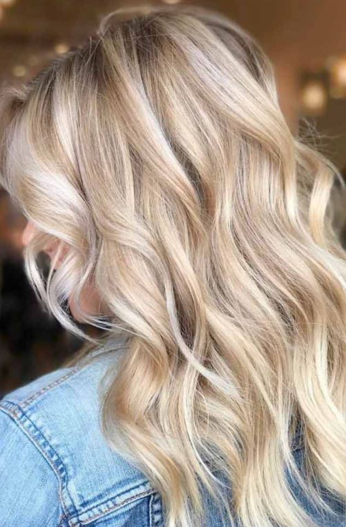 Blonde hair colors for long hair in 2021-2022