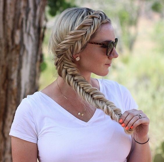 Elsa Inspired Braids