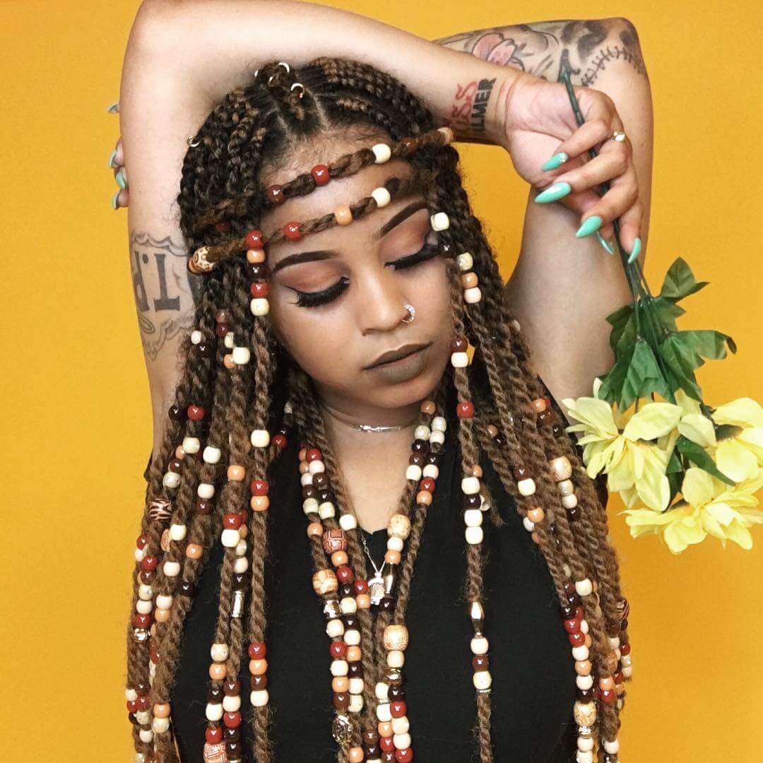 Bohemian Box Braids