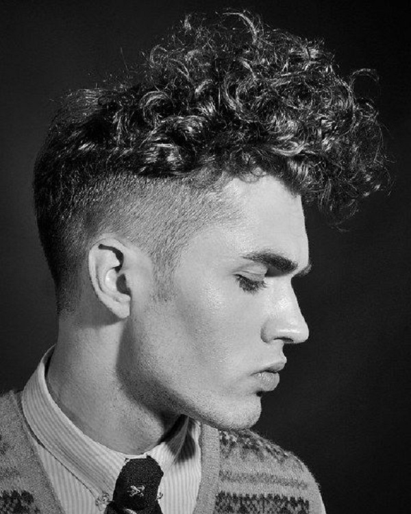 1975 Men's Hairstyle Wavy Undercut