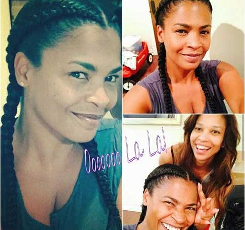 Nia Long Nice Braided Hair Style