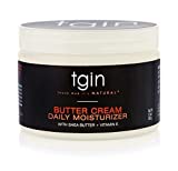 Thank God It's Natural tgin Daily Moisturizer For Natural Hair - Dry Hair - Curly Hair - Oz Butter Cream 12 Ounce