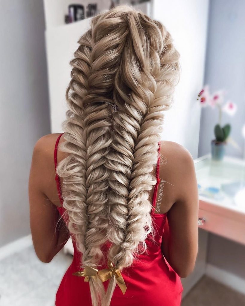 Braids for long hair in 2021-2022