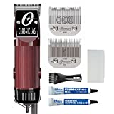 Oster® Classic 76 Professional Hair Clippers For Barbers And Men, Hair Clipper Set, Burgundy