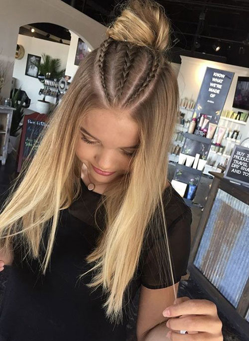 Braided Hairstyles for Blonde Hair-12