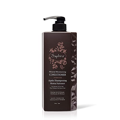 SAPHIRA Mineral Moisturizing Conditioner | Hydrating Deep Conditioner for Dry, Damaged, Bleached &...