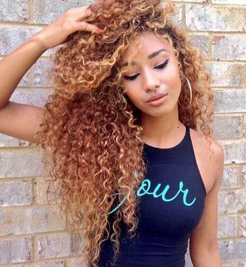 Long Natural Curly Hairstyles