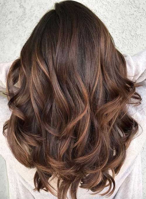 Chocolate Brown Hair Color Ideas-16