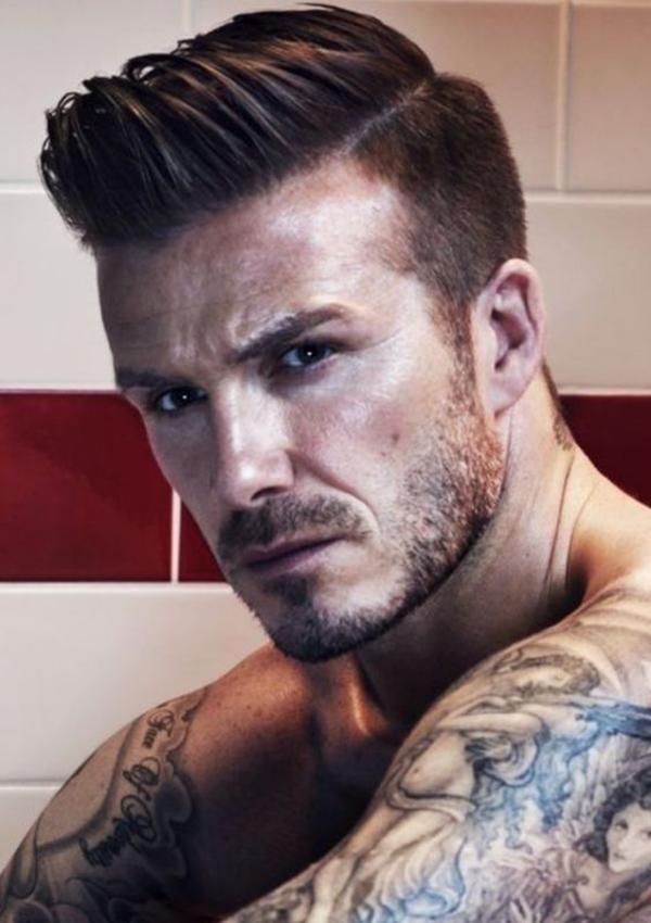 david beckham pompadour