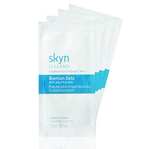 skyn ICELAND Blemish Dots: Clear Blemishes, Reduce Inflammation & Minimize Redness, 4 Sheets of 12...