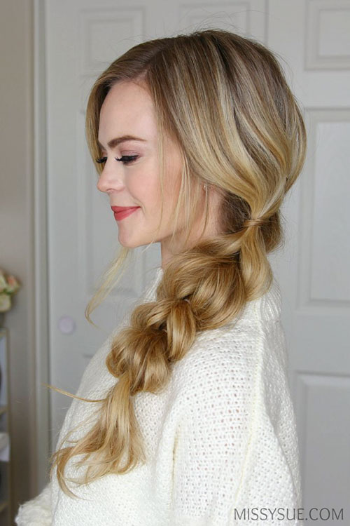 Side Braid Hair Style