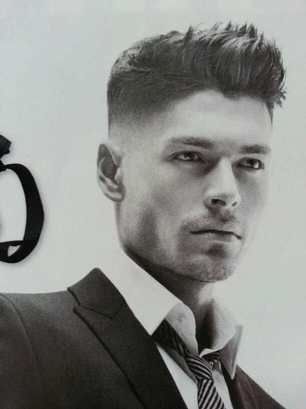 cool mens undercut