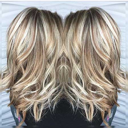 Heavy Blonde Highlights On Brown Hair Short Brown Hair, 