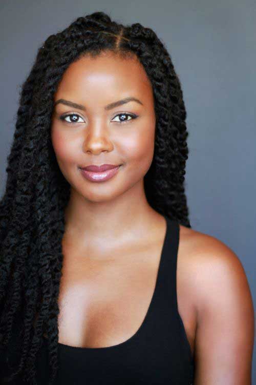 Black Women Long Hairstyles 2015