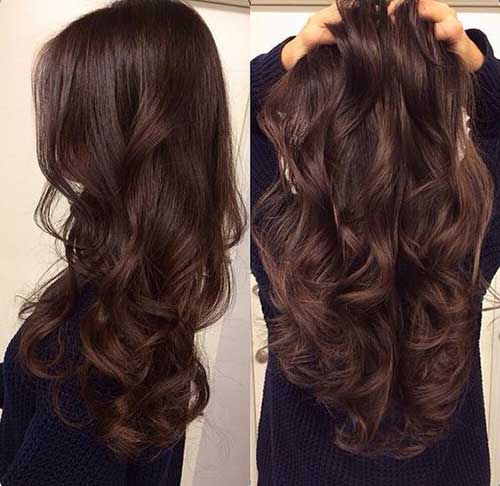 Chocolate Brown Hair Color Ideas-19