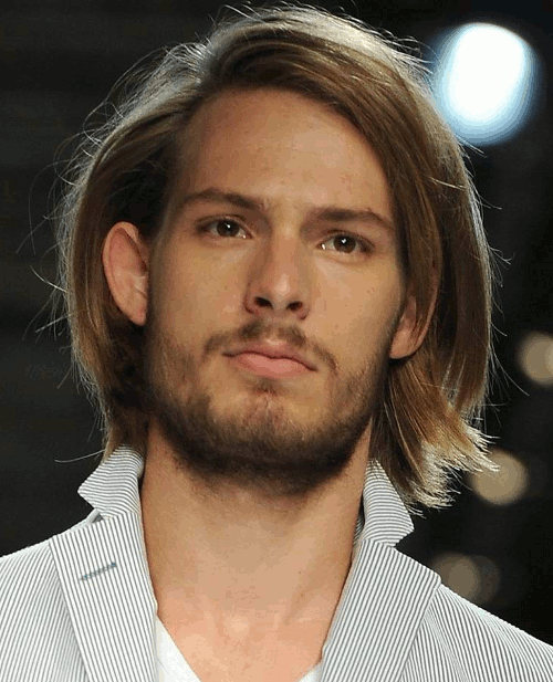 Model Locks hairstyle for men