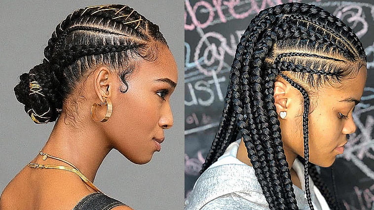 Trendy ghana braids for black women 2019-2020