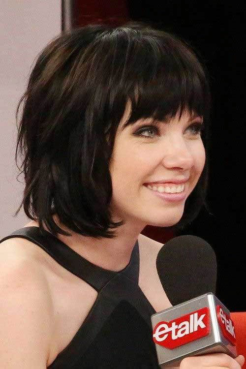 Short Layered Hair With Bangs